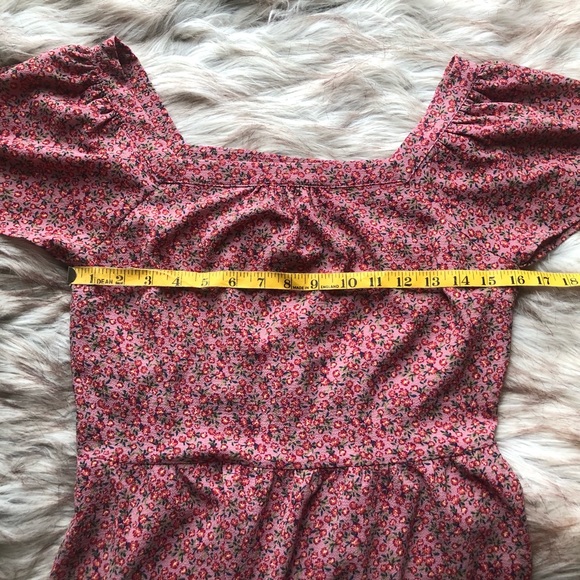 Pink Monteau Floral Midi Dress - Picture 3 of 8